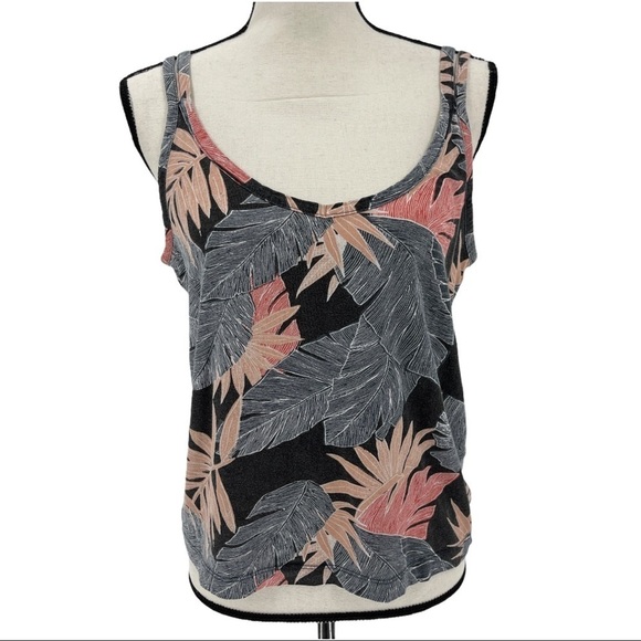 Vans Floral Tropical Lightweight Tank Top Size M - Picture 1 of 9